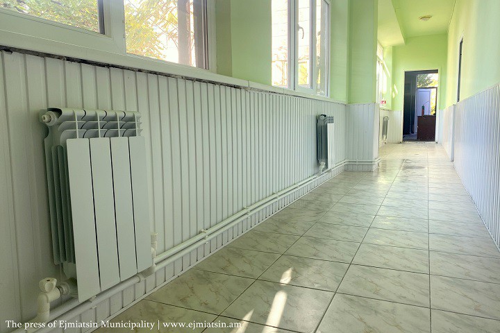 HEATING SYSTEMS HAVE BEEN INSTALLED IN №5 AND №15 KINDERGARTENS OF EJMIATSIN