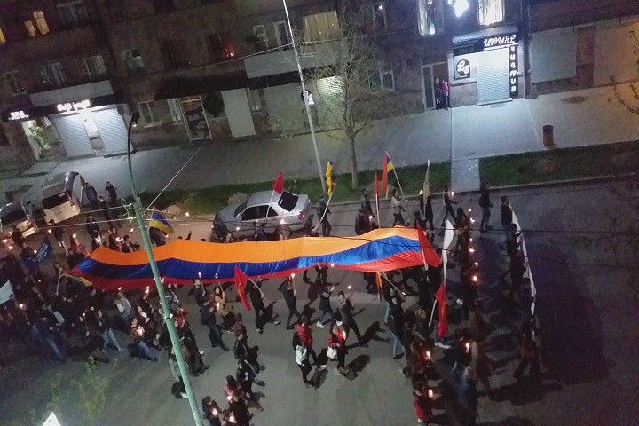 PROCESSION-CANDLELIGHT CEREMONY IN MEMORY OF THE VICTIMS OF THE ARMENIAN GENOCIDE