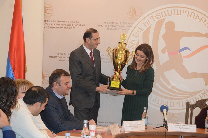 EJMIATSIN HAS BEEN RECOGNIZED AS THE MOST ACTIVE SPORT CITY OF 2018