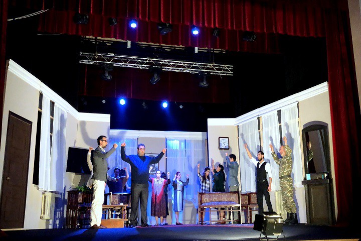 “WEDDING IN THE REAR” PLAY ON THE STAGE OF CULTURE HOUSE AFTER KOMITAS