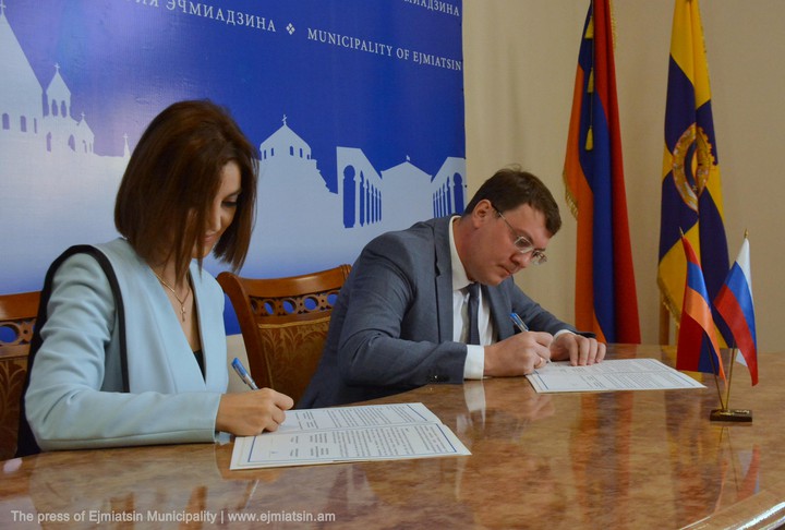 MAYORS OF EJMIATSIN AND ARZAMAS SIGNED A COOPERATION AGREEMENT